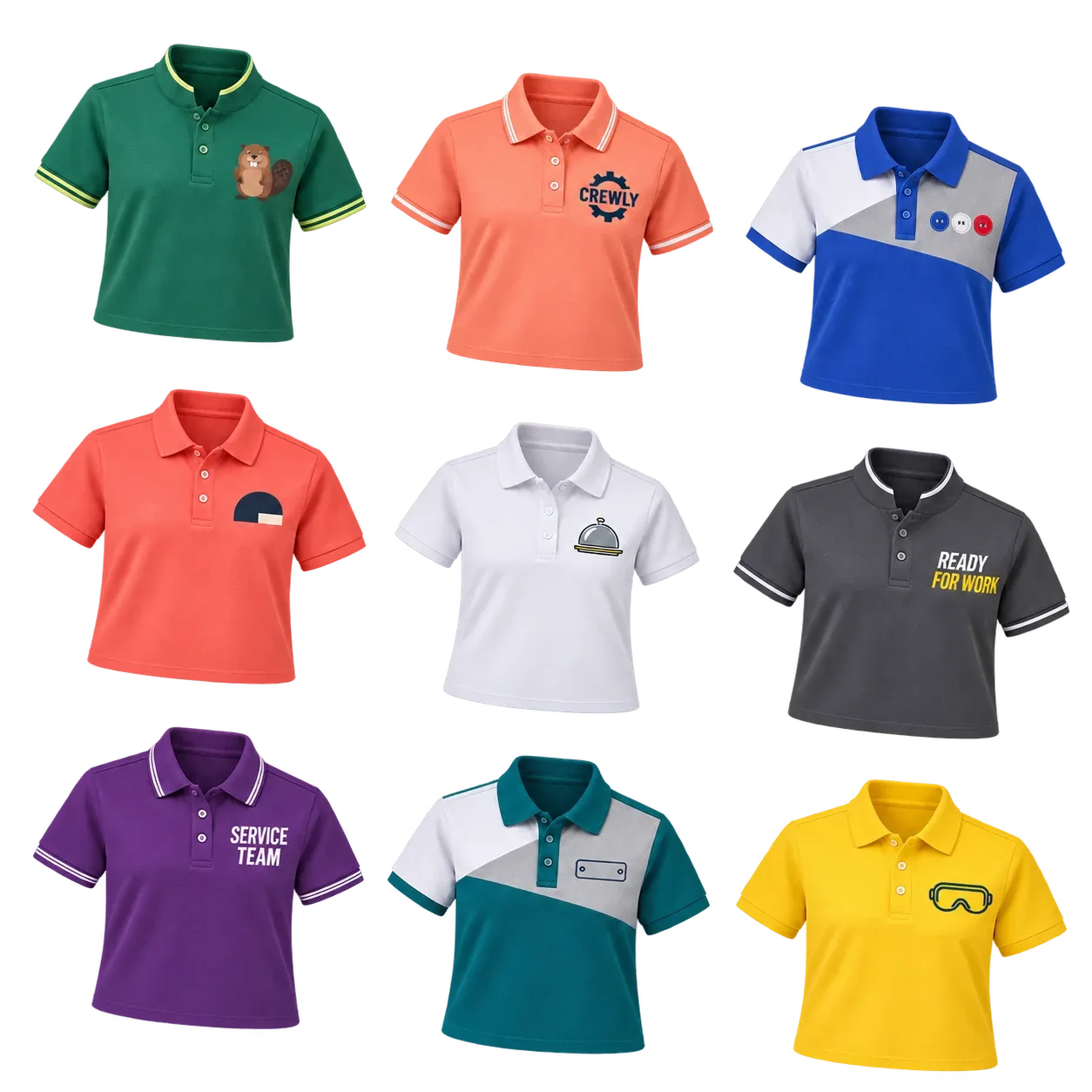 Custom Honeycomb Polo Printing