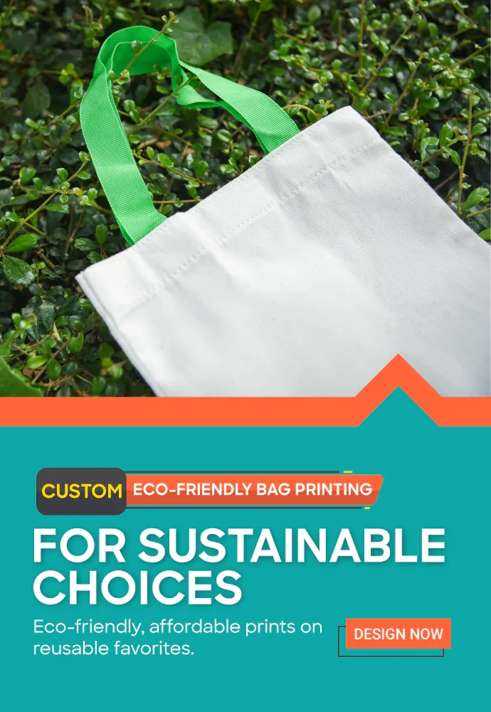 Custom Eco-Friendly Bag Printing For Sustainable - Fast Delivery, Best Price