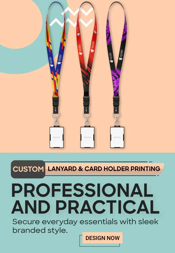 Sublimation Lanyard and cardholder - Faster Deliver, Transparent Pricing, Bulk Order