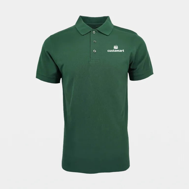 Basic  Cotton Blend Polo T-shirt