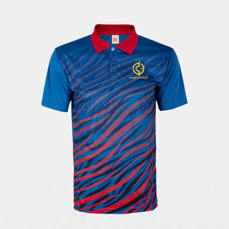 Polyester Interlock Sublimation Polo T-shirts