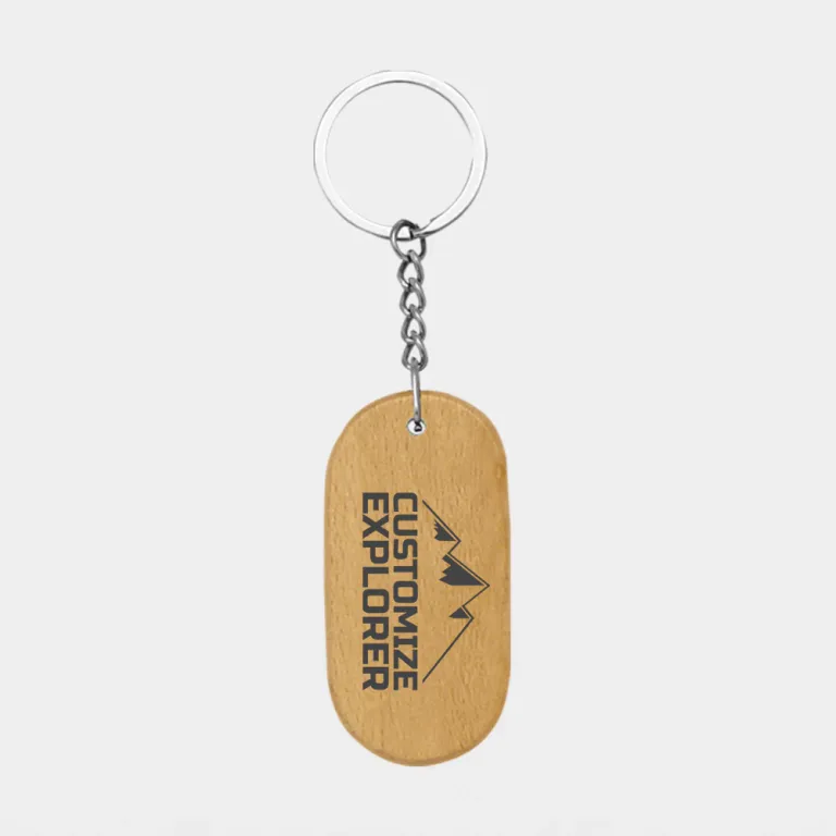 Wooden Keychain KC-W06