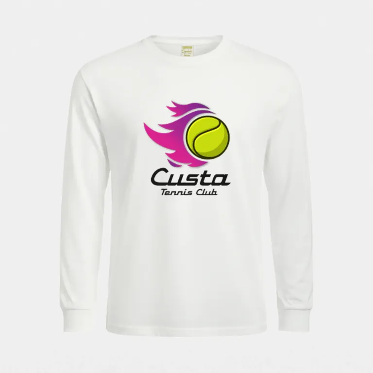 Custom [Arrive Guide] Symbolic Siro Cotton Long Sleeve T-shirt (210gsm) - AG2140 Printing