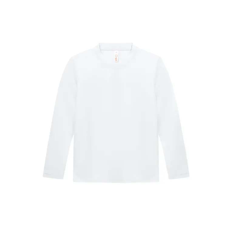 Kids Microfiber Eyelet Long Sleeve T-shirts