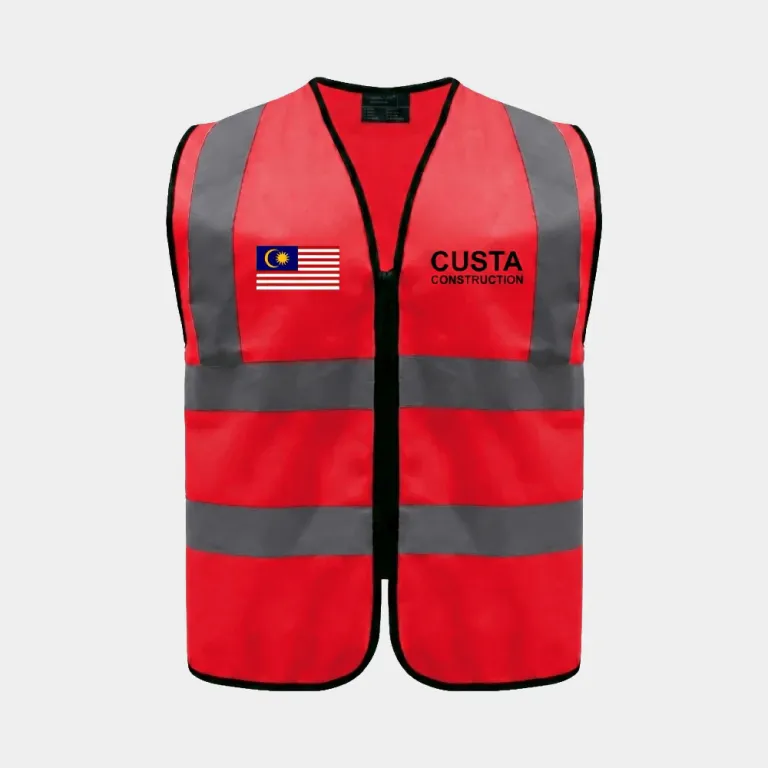 Custom [Crossrunner] Reflective Safety Vest 120 gsm (High Visibility) - CRSV1100 Printing